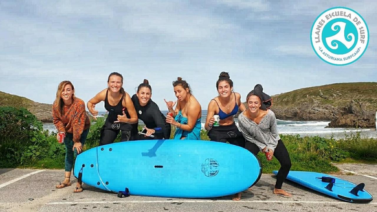 Llanes Surfcamp & Hostel Exteriör bild
